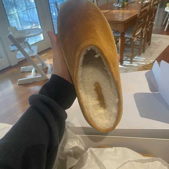 NWT Isabel Marant Fozee shearling-lined suede slippers, size 38 - Picture 5 of 6